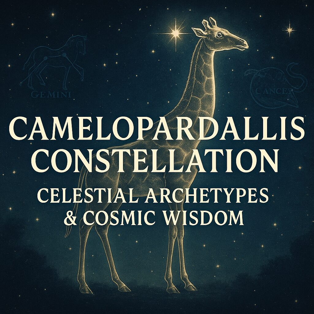 camelopardallis constellation seo Explore the Camelopardalis constellation—mythical camel, cosmic giraffe, and astrological beacon of patience, guidance, and spiritual teaching.